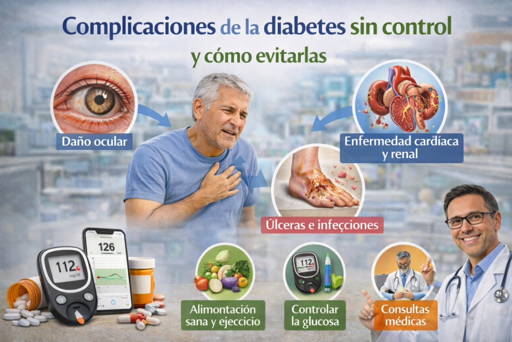 Complicaciones de la diabetes sin control y cómo evitarlas