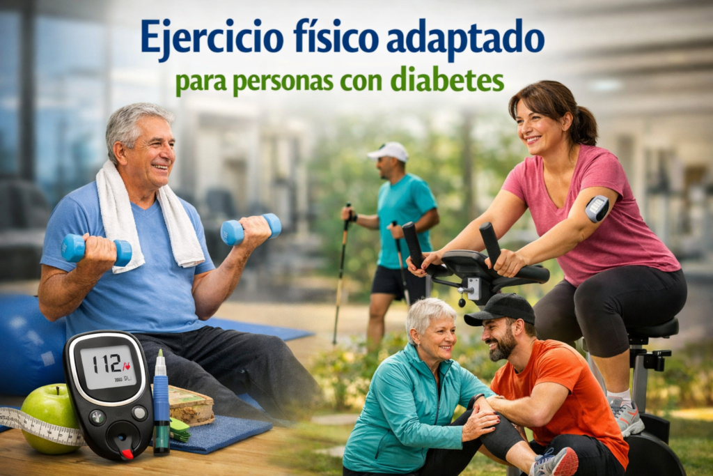 Ejercicio físico adaptado para personas con diabetes