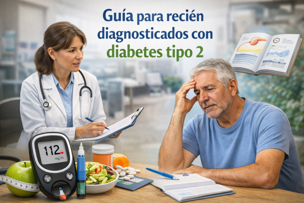 Guía para recién diagnosticados con diabetes tipo 2